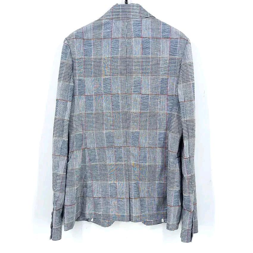 타미힐피거 여성 춘하 체크 마혼방자켓 블루그레이91(HU44999) 3