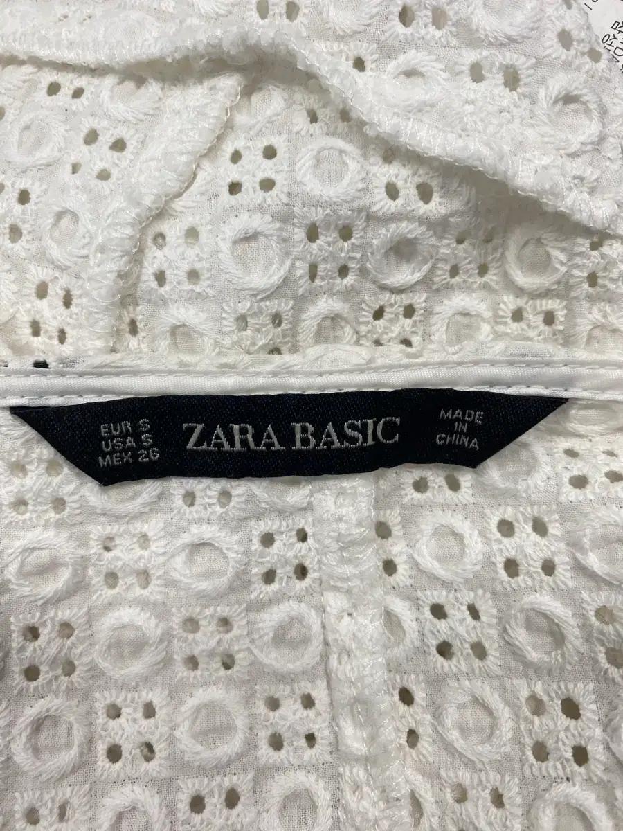 ZARA 자라  화이트 펀칭 레이스 가디건 365 8