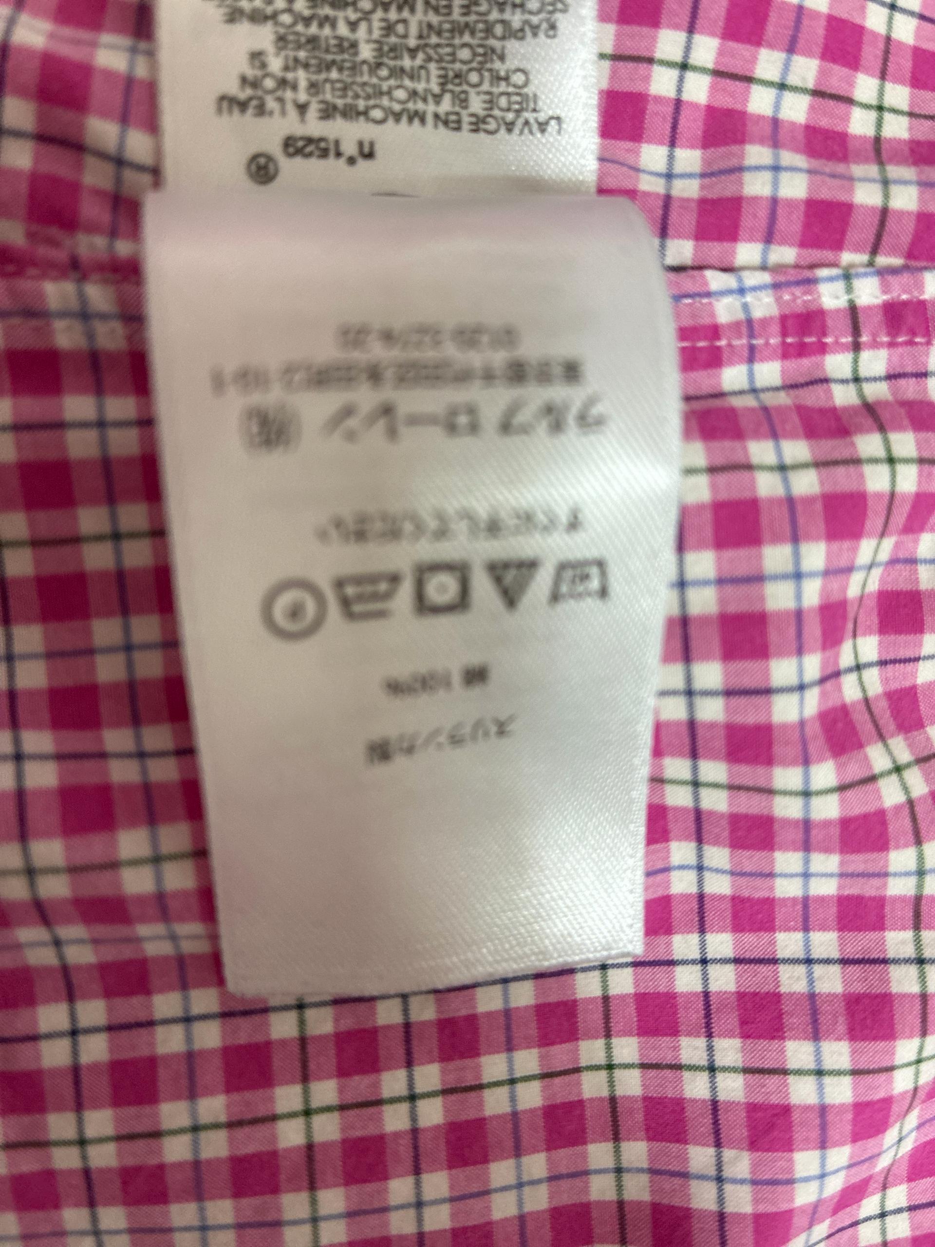 폴로 랄프로렌 핑크 체크 클래식 핏 셔츠 5