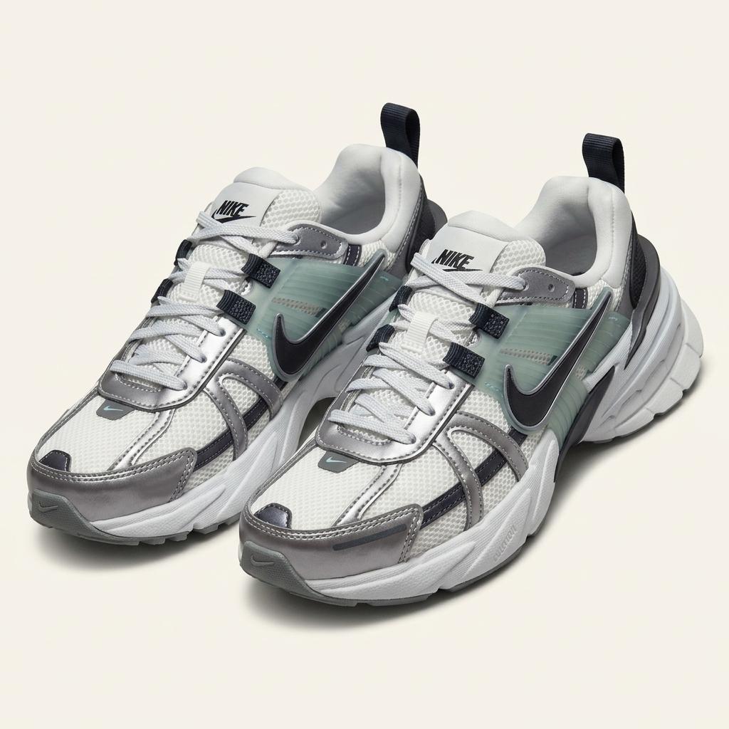 나이키 V2K 런 실버 235