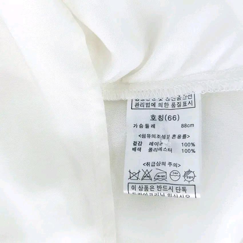 페리엘리스 여성 여름 레이온블라우스 아이보리66 (HU45041) 6