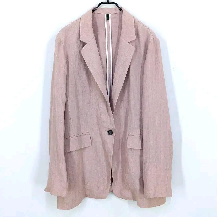베네통 여성 춘하 마100 자켓 인디핑크95 (HU45044) 2
