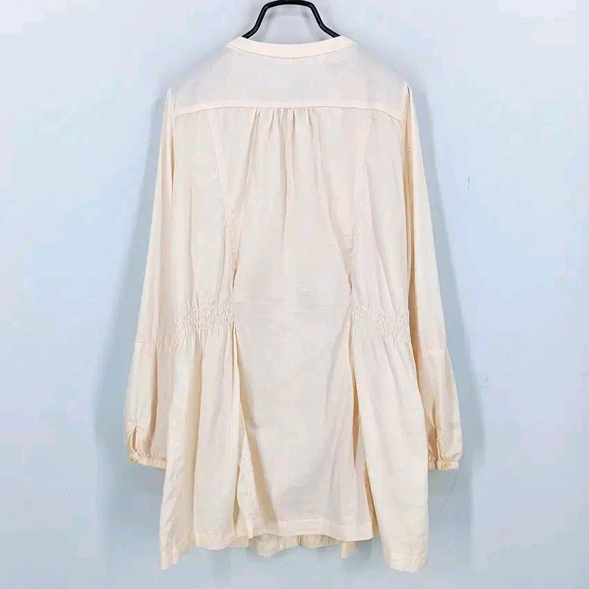씨씨클럽 여성 여름 옆밴딩 소매롤업셔츠 살구91 (HU45079) 3