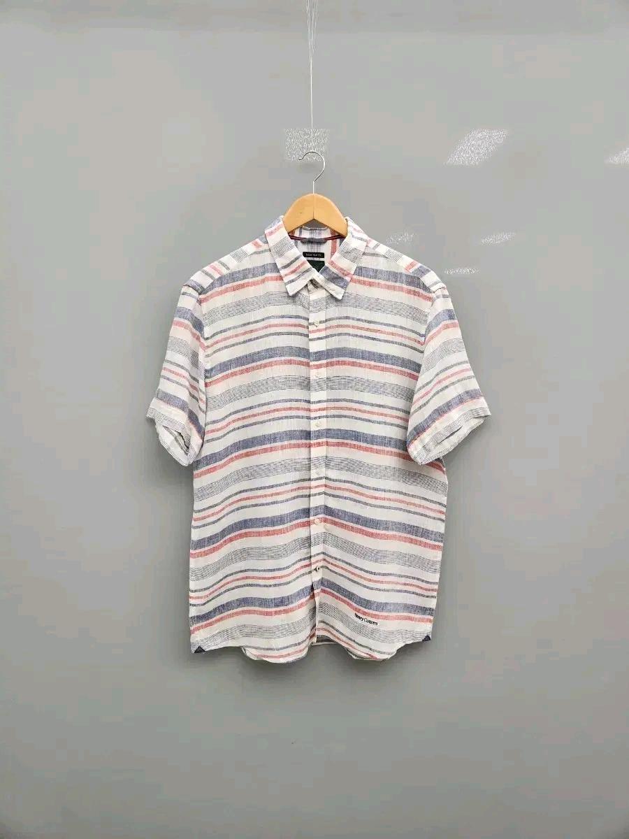 헨리코튼 린넨 반팔 셔츠 2
