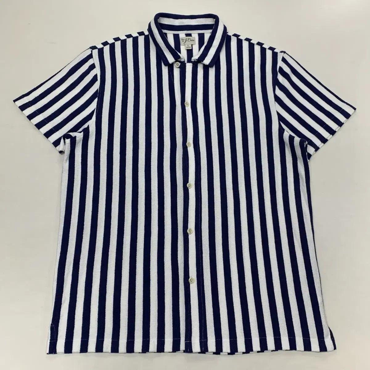 Jcrew 제이크루 스트라이프 반팔 테리셔츠 (L) 2
