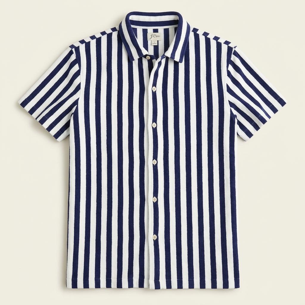 Jcrew 제이크루 스트라이프 반팔 테리셔츠 (L) 1