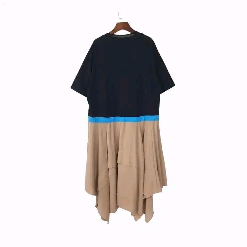 MIX MATCH LAYER 시스템 배색 원피스 S 4