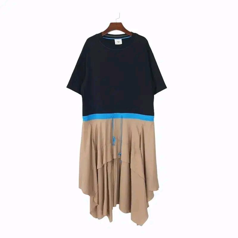 MIX MATCH LAYER 시스템 배색 원피스 S 2