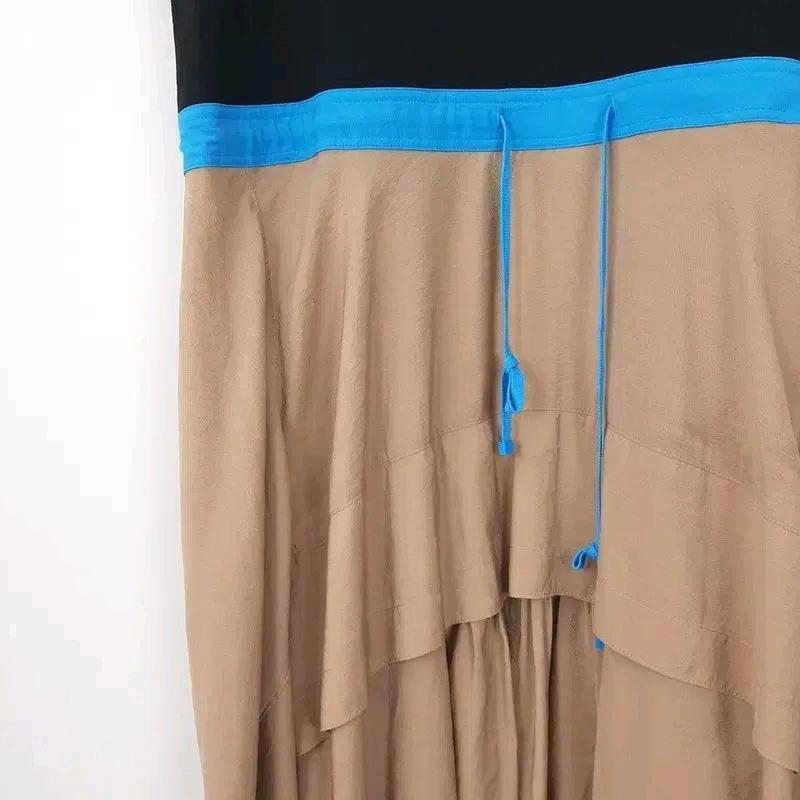 MIX MATCH LAYER 시스템 배색 원피스 S 6