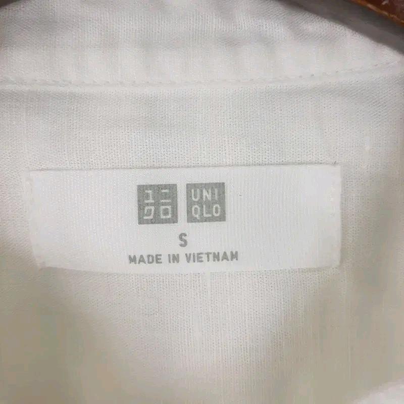 유니클로 남성 린넨혼방 차이나카라 셔츠 S 5