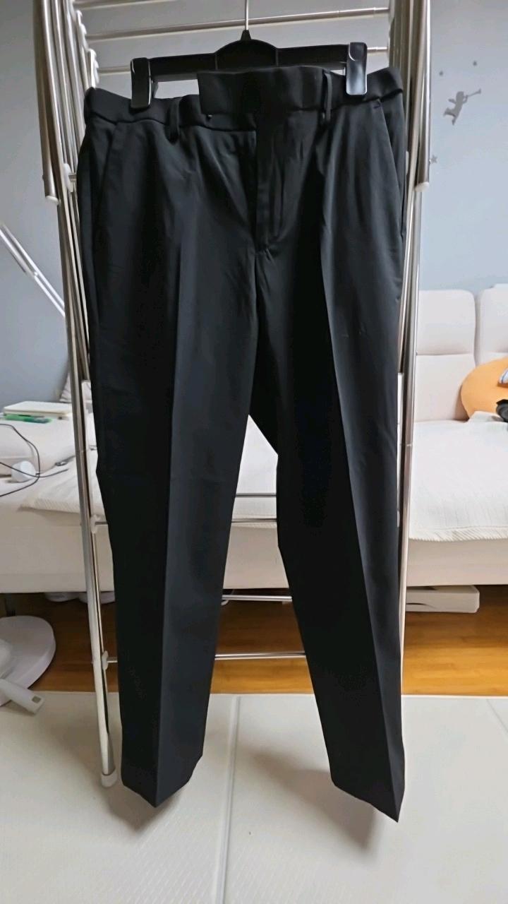 무신사 스탠다드 슬림 슬랙스 블랙 2