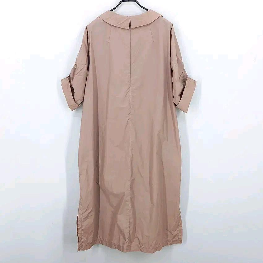레노마 여 여름 홑겹 루즈핏 반팔원피스 핑크베이지F(HU45089) 3