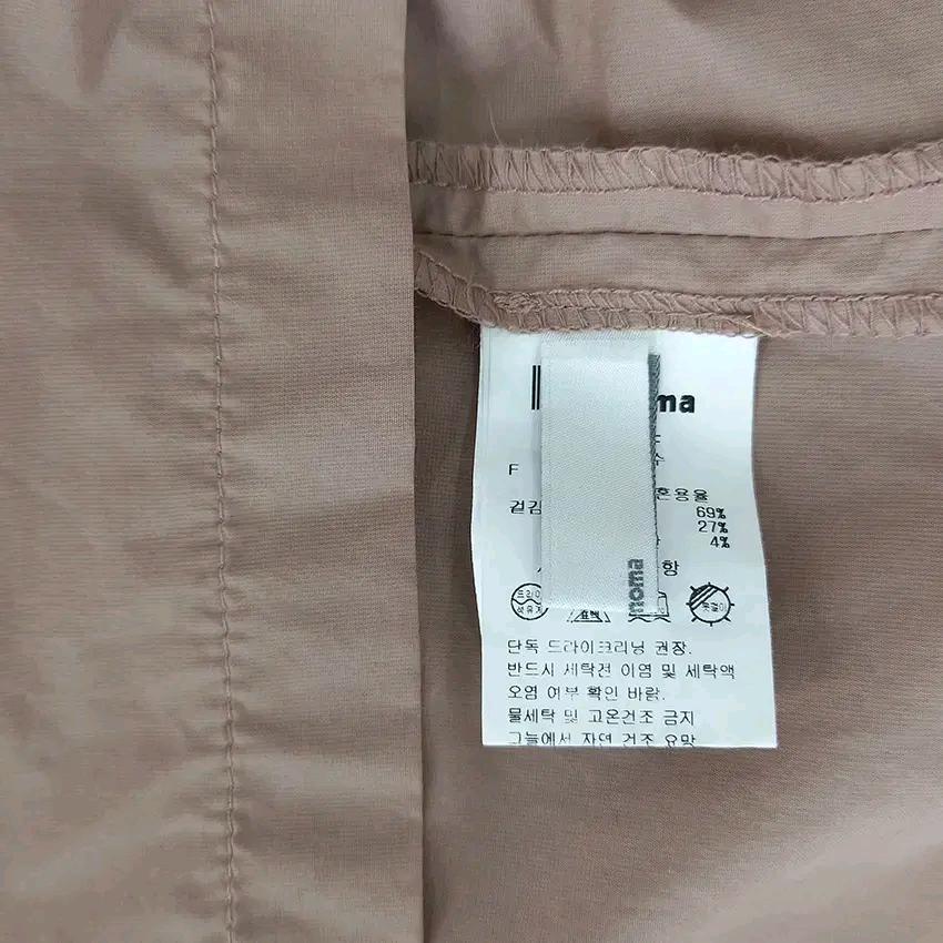 레노마 여 여름 홑겹 루즈핏 반팔원피스 핑크베이지F(HU45089) 5
