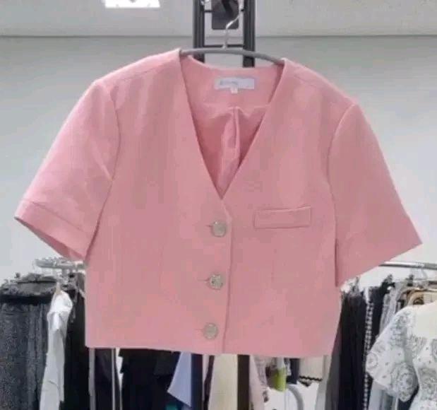 핑크 반팔자켓 2
