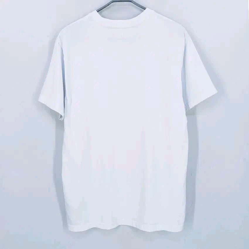 아미 남성 여름 로고자수 반팔티 화이트L (HU45094) 3