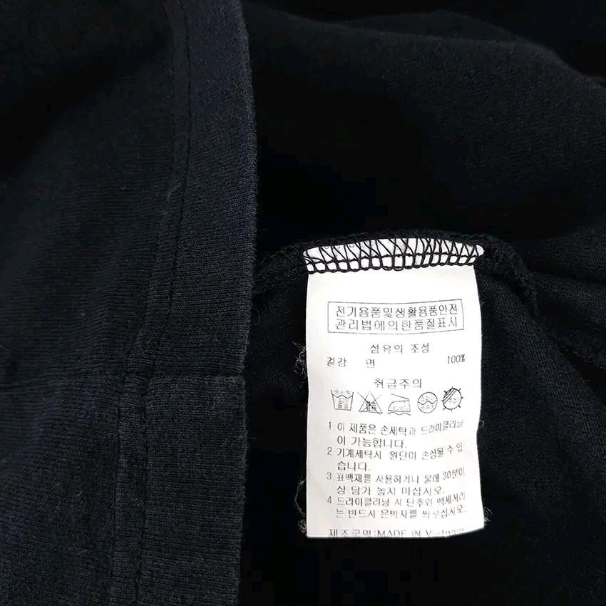 골라 남성 여름 빅로고프린팅 라운드반팔티 블랙 (HU45097) 6