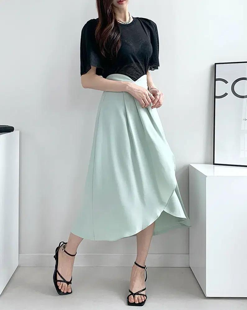 @세일 307 모던Y 5.5cm 쪼리샌들 225 블랙-새상품 8