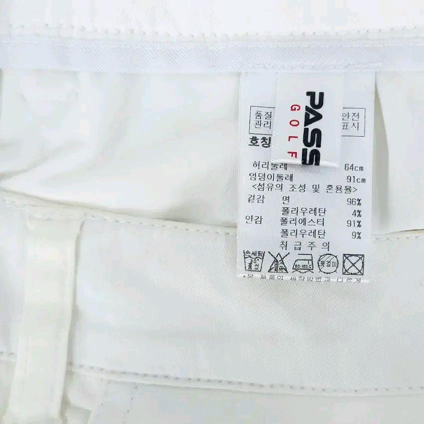 파사디 여 여름 스판끼 프린팅 미니스커트 아이보리64 (HU45116) 5