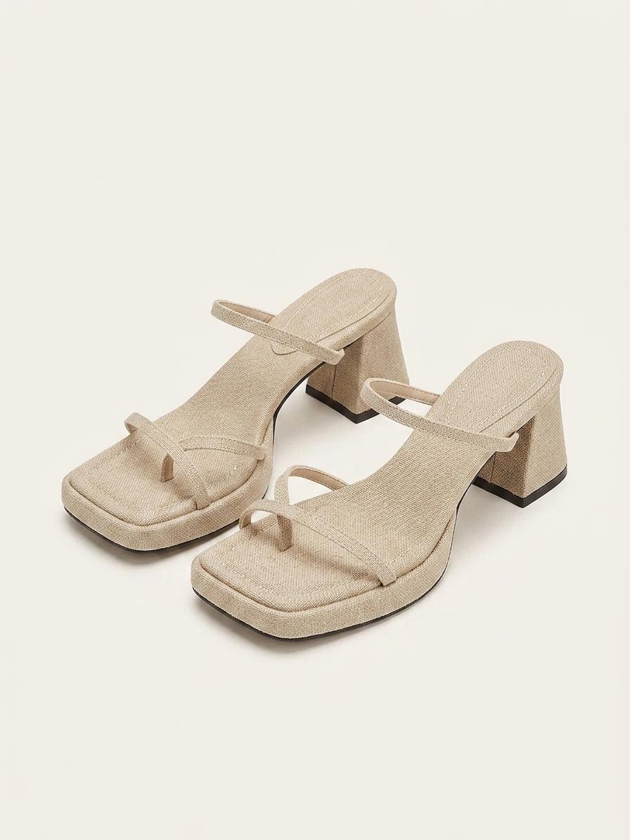 @세일 9416 가보시 6.5cm 뮬 230 베이지-새상품