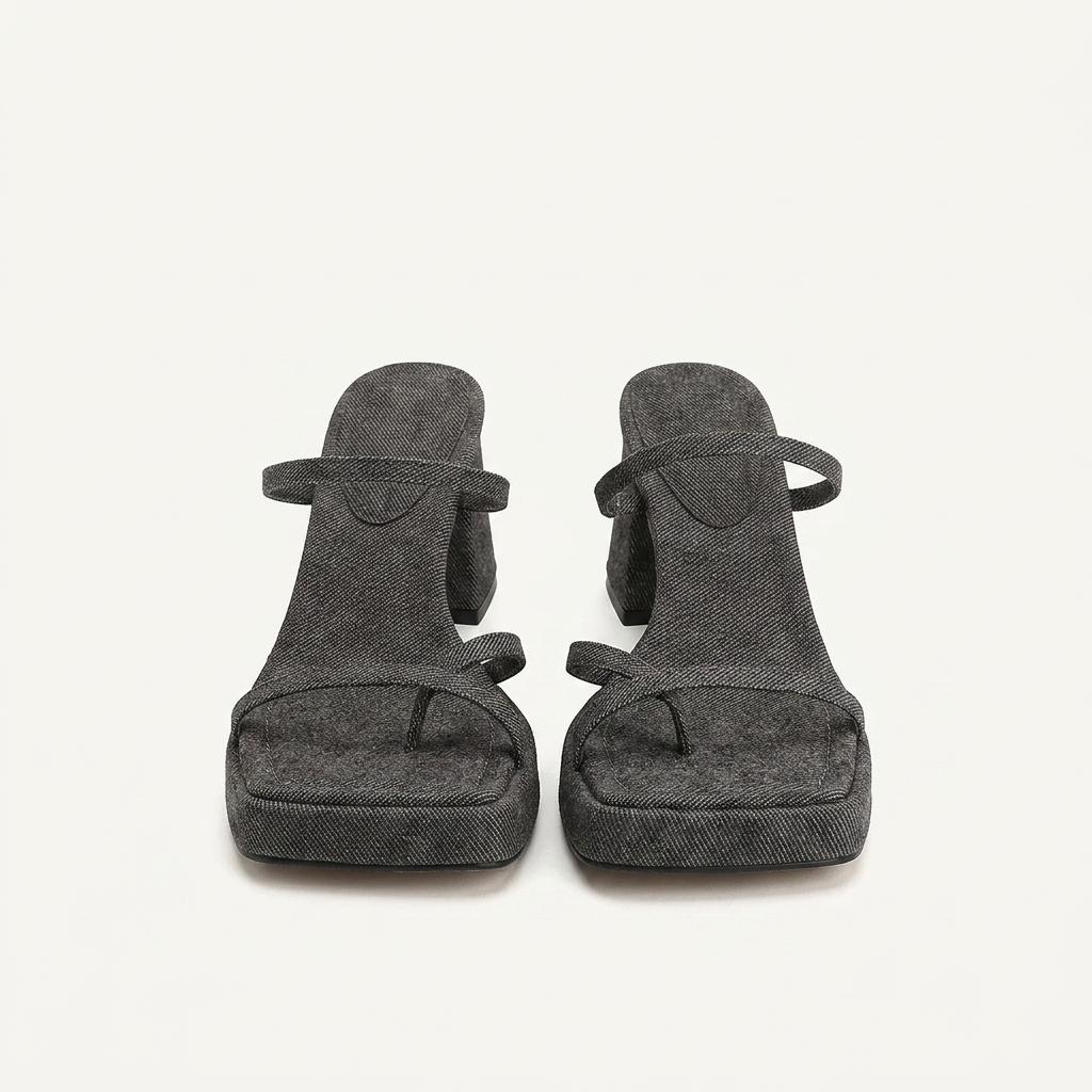 @세일 9416 가보시 6.5cm 뮬 245 블랙-새상품 1