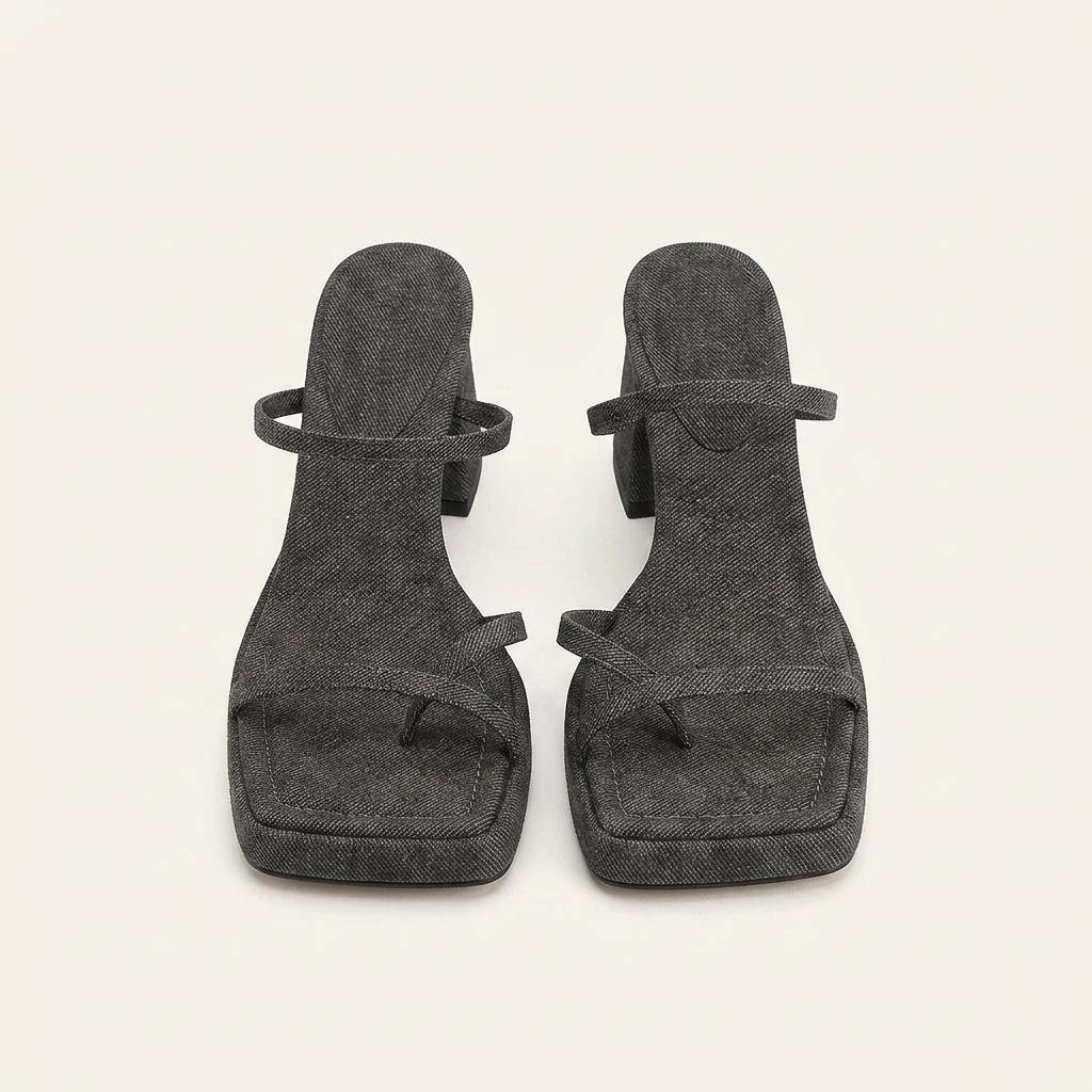 @세일 9416 가보시 6.5cm 뮬 230 블랙-새상품 1