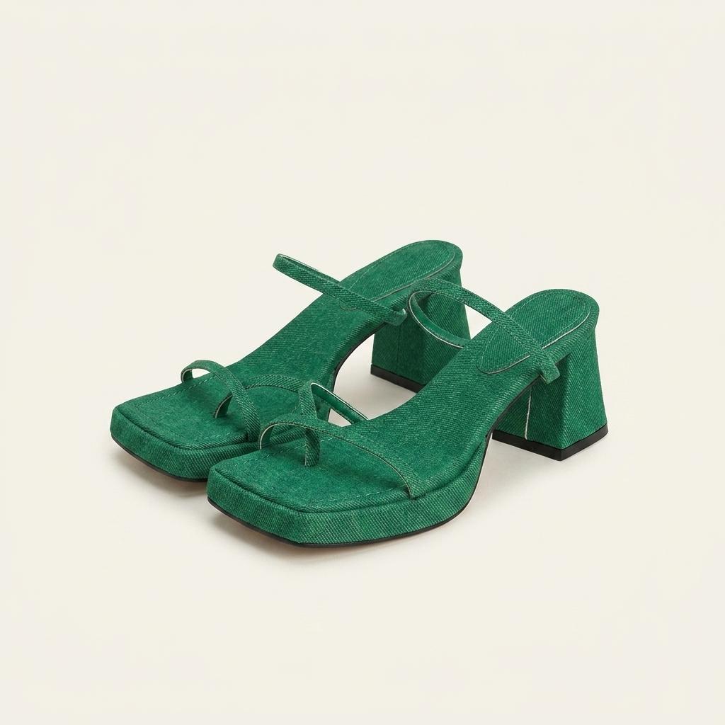 @세일 9416 가보시 6.5cm 뮬 230 그린-새상품 1
