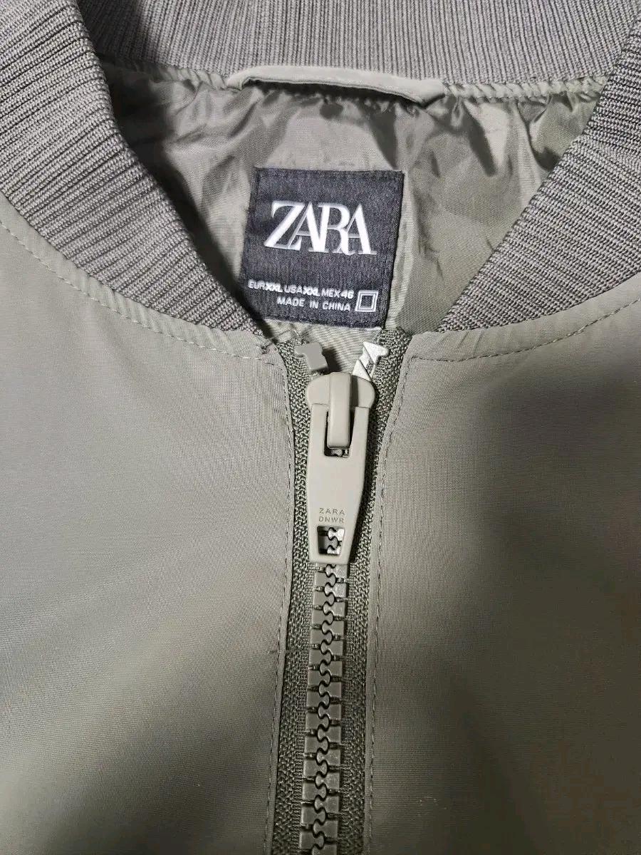 새상품급) ZARA 카키 봄버 자켓 사이즈110 xxl실착 몇번 안해 5