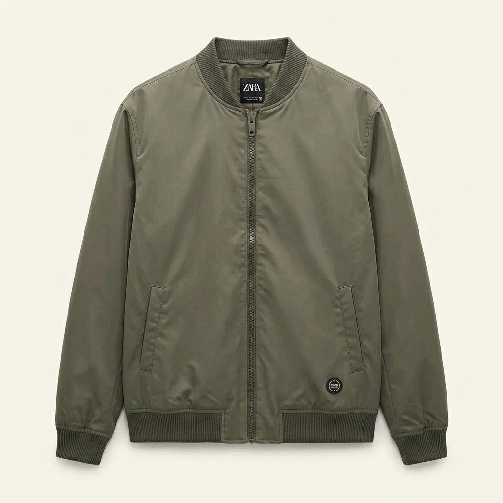 새상품급) ZARA 카키 봄버 자켓 사이즈110 xxl실착 몇번 안해 1
