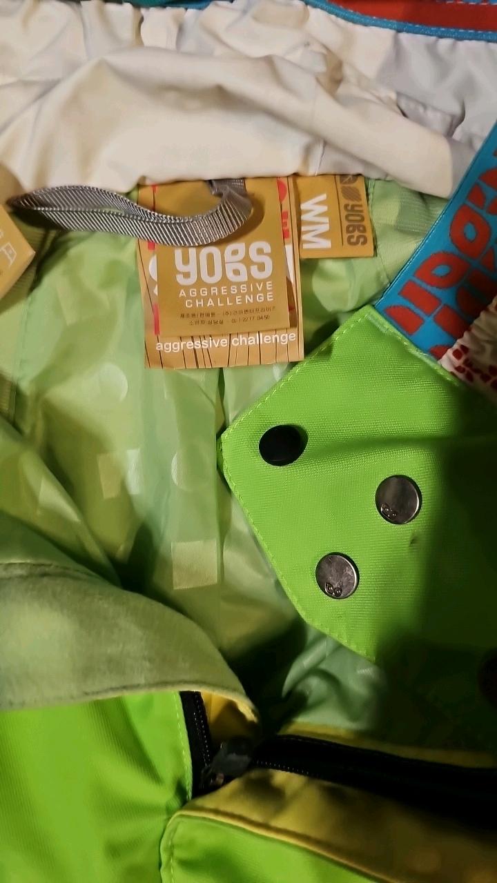 YOBS 컬러블록 여성 스키복 상하의 세트 8