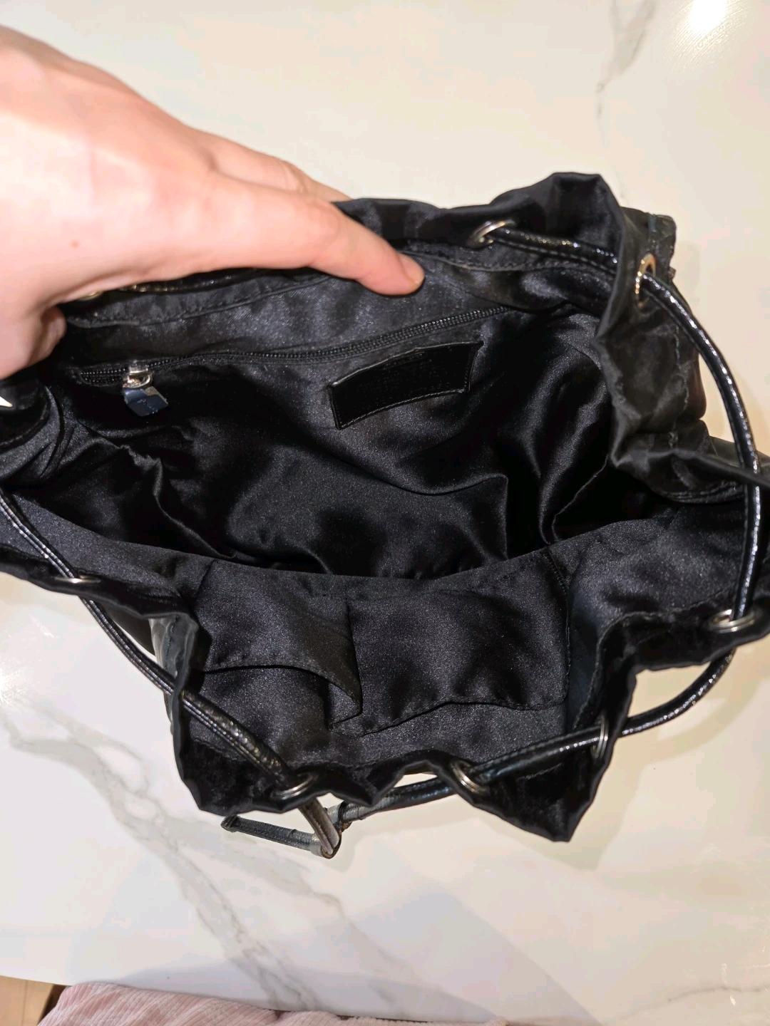 정품 코치 시그니처 로고 백팩 블랙 4