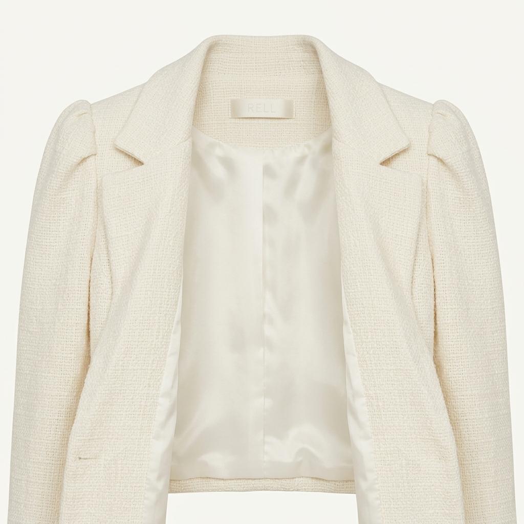 RELL 트위드 퍼프 숄더 재킷 1