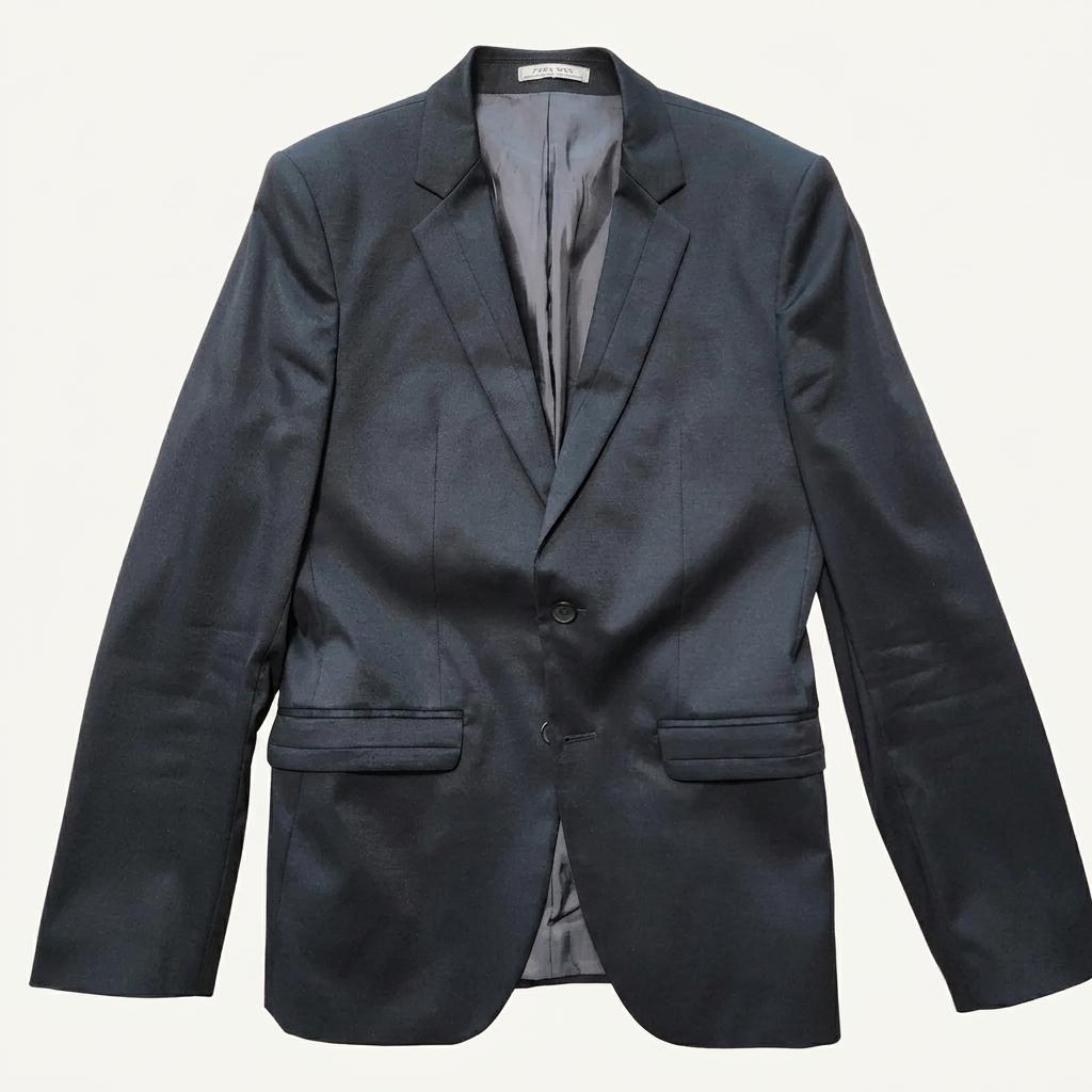 ZARA MAN 블랙 슬림핏 싱글 재킷