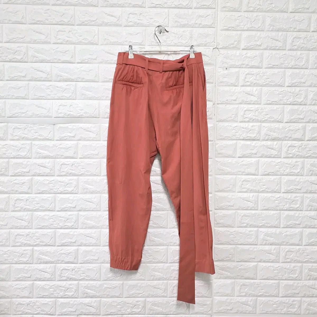 30인치 코스 COS 오렌지 허리벨트 팬츠 D902 5