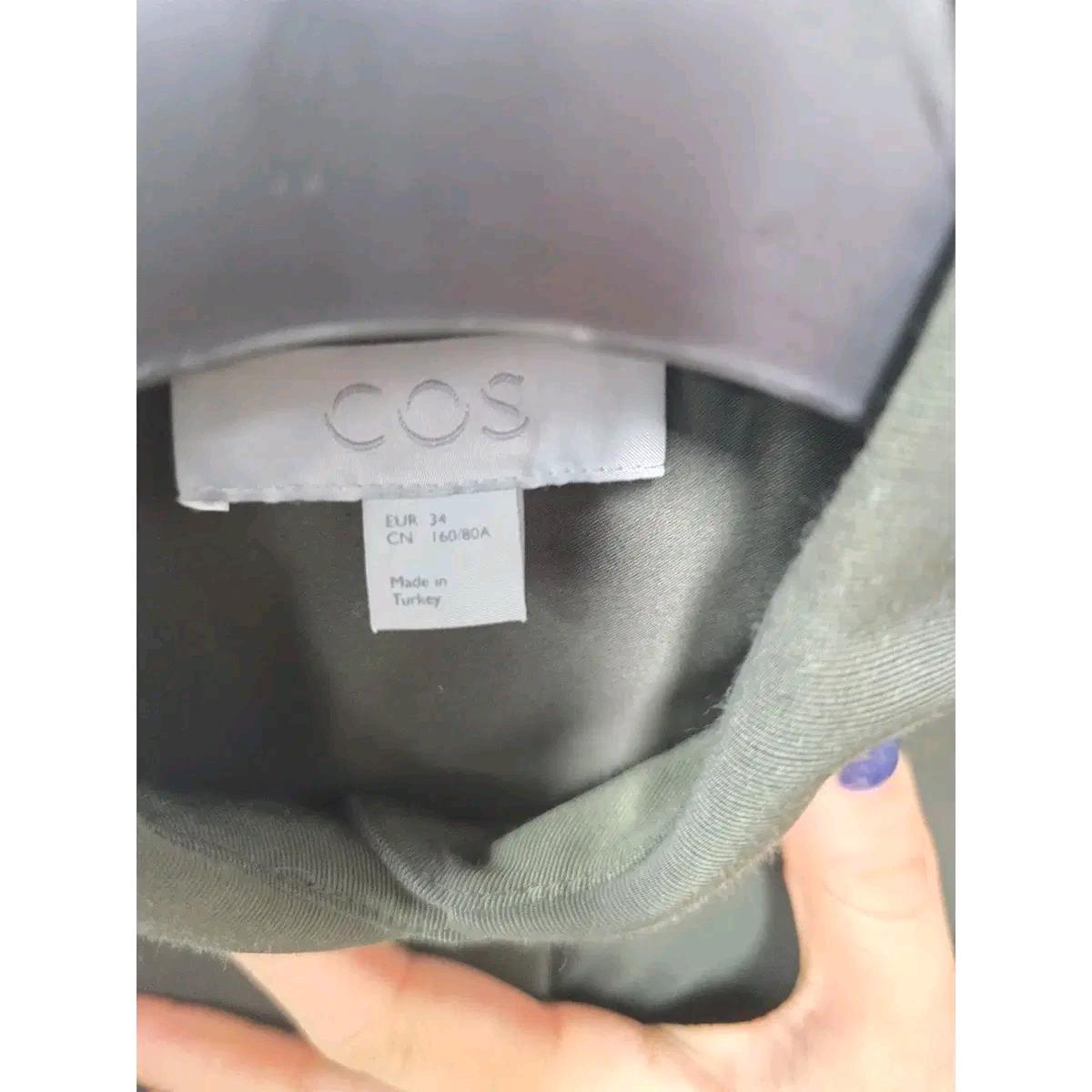 M 코스 COS 카키 셔츠형 원피스 D914 3