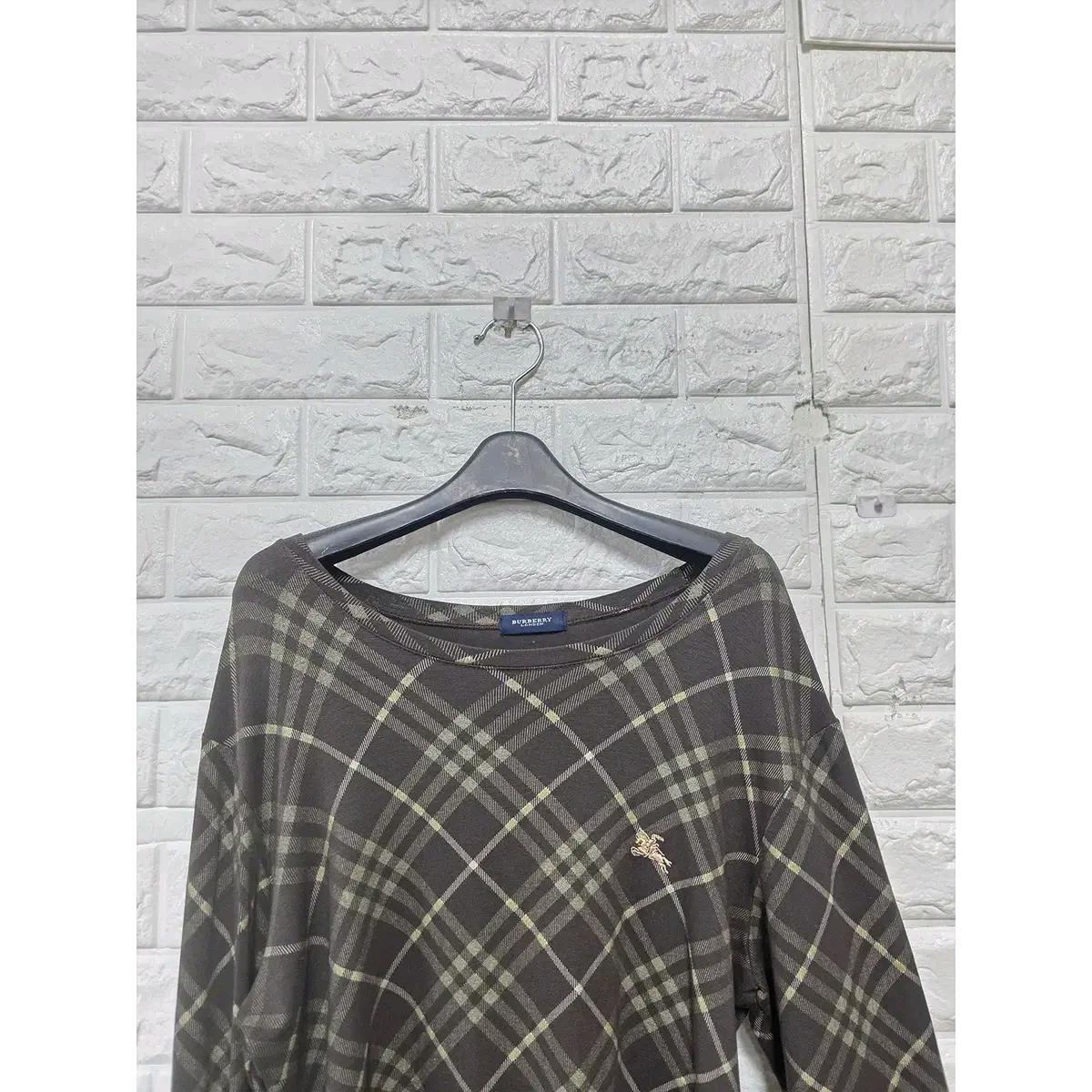 XL 버버리 체크 블라우스 D920 6