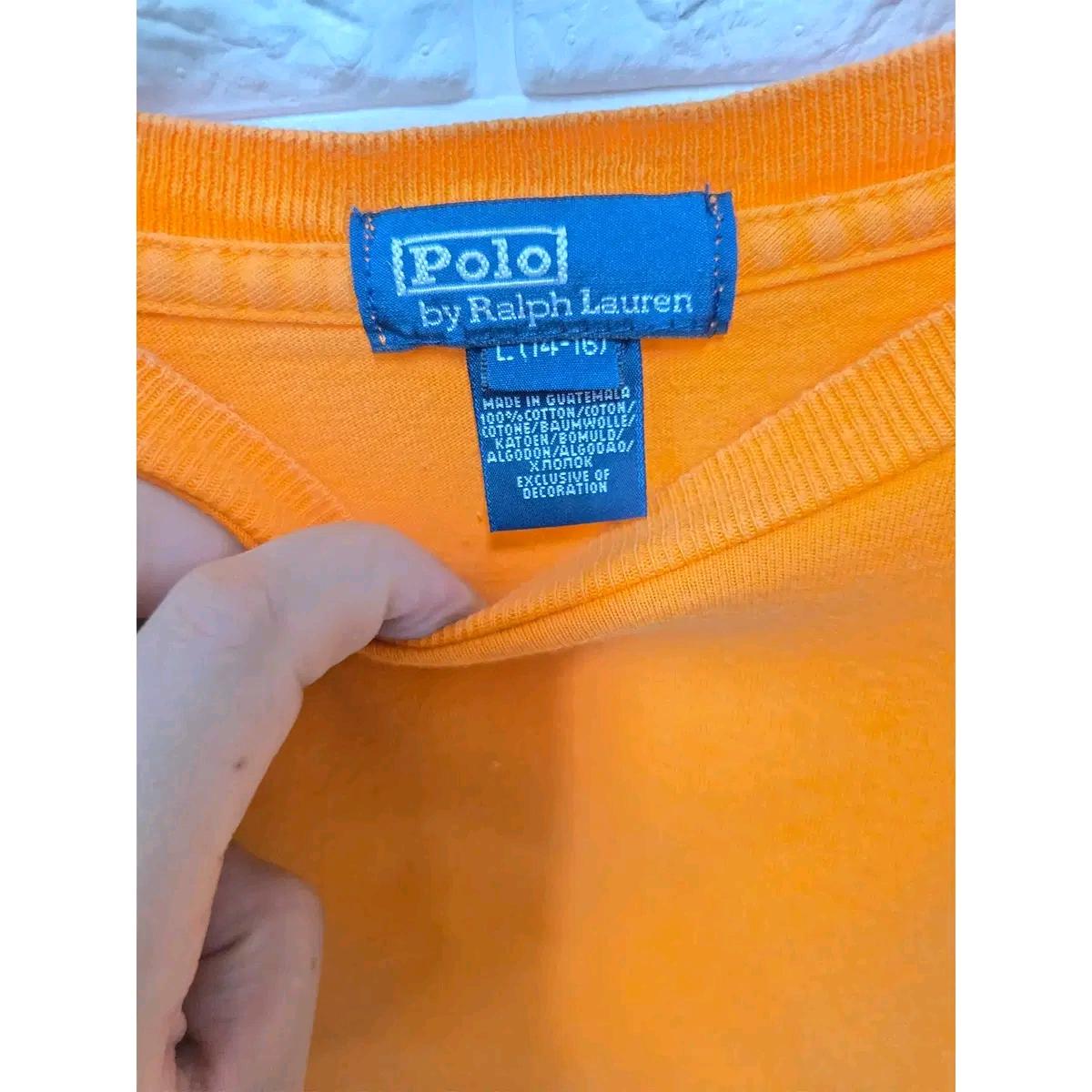 L 폴로랄프로렌 오렌지 반팔티 D925 3