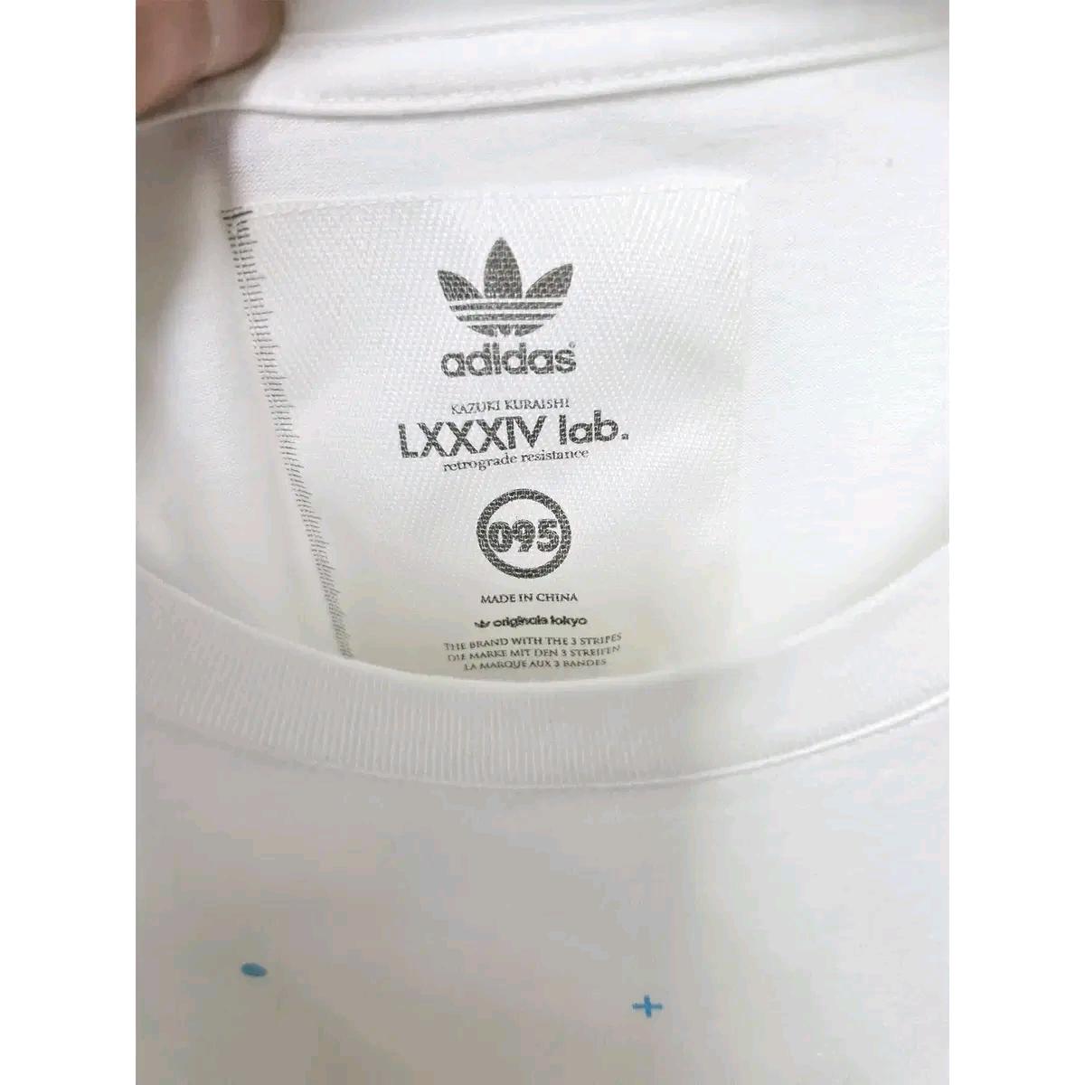 95 아디다스 화이트 도트 반팔티  D945 3