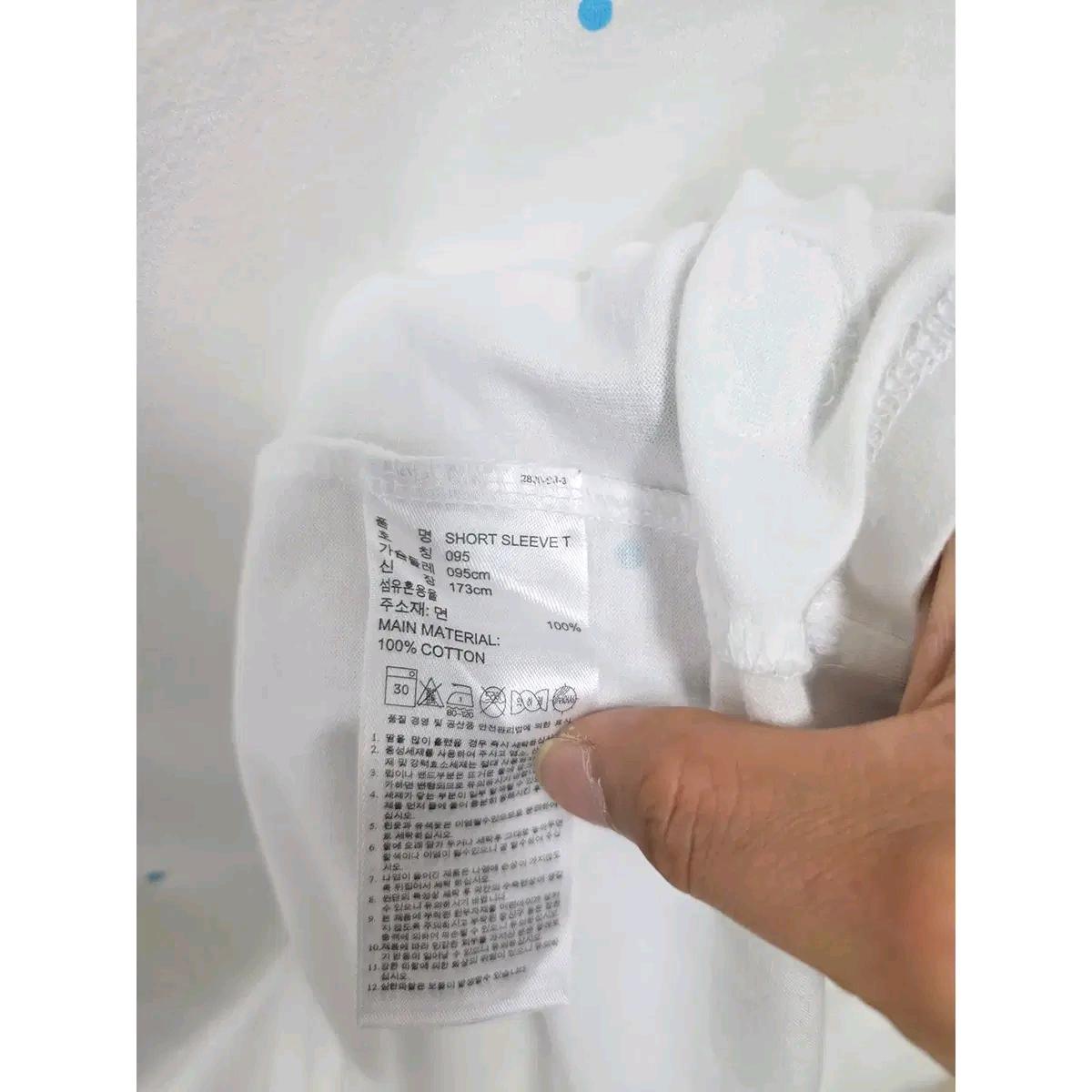 95 아디다스 화이트 도트 반팔티  D945 4