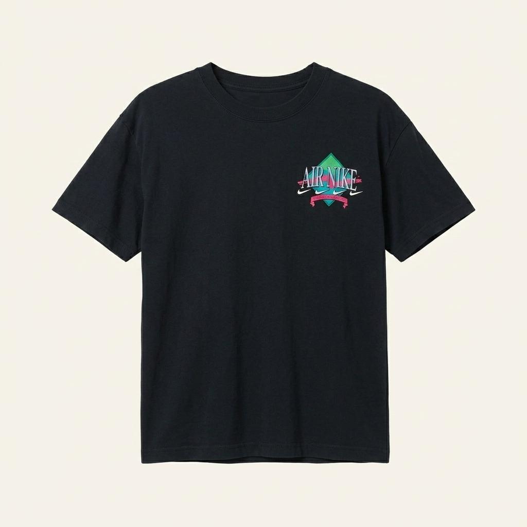 S 나이키 블랙 반팔 티 D947 1