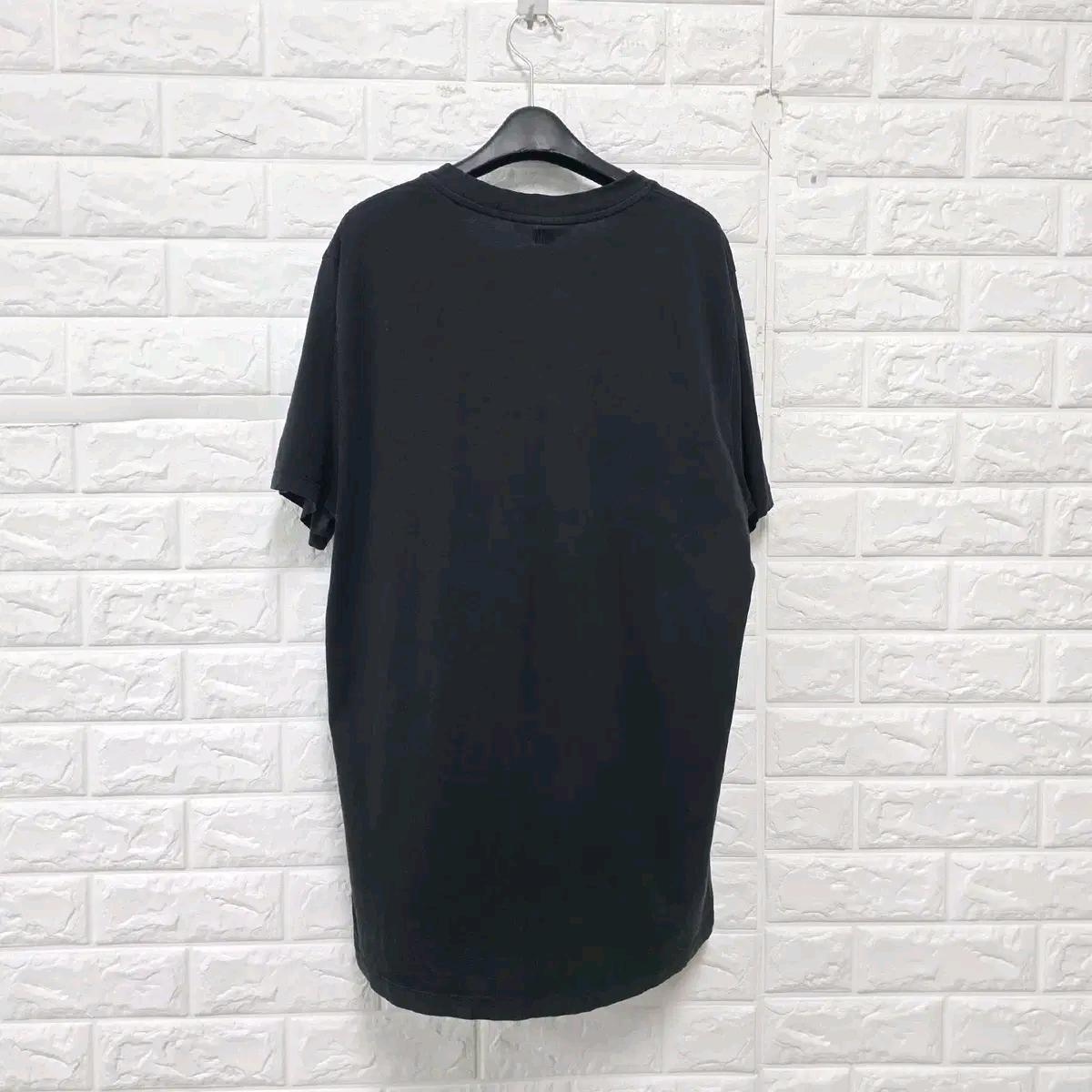 L 아미 AMI 블랙 반팔 티 D954 5