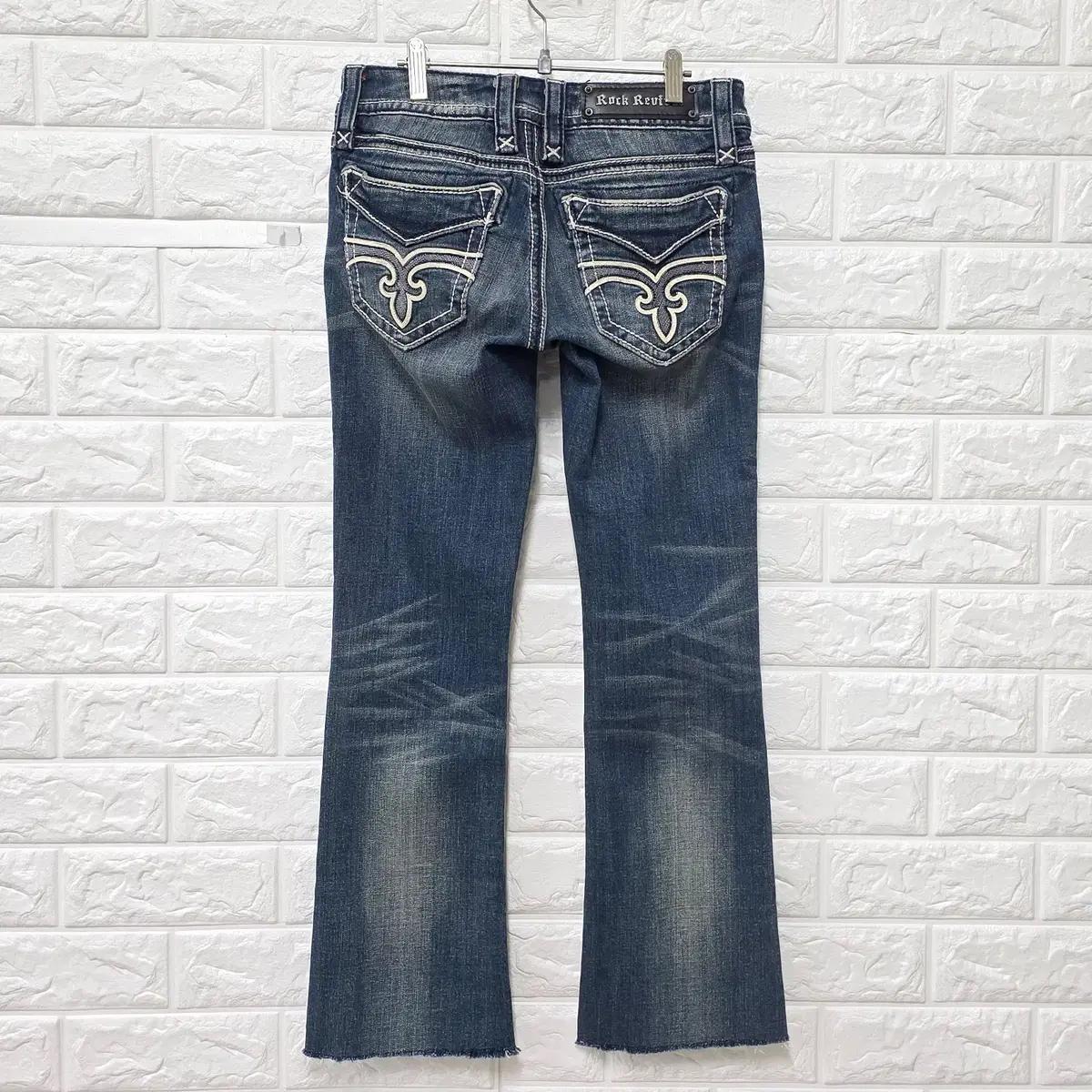 28인치 락리바이벌 데님 팬츠 청바지 D982 5