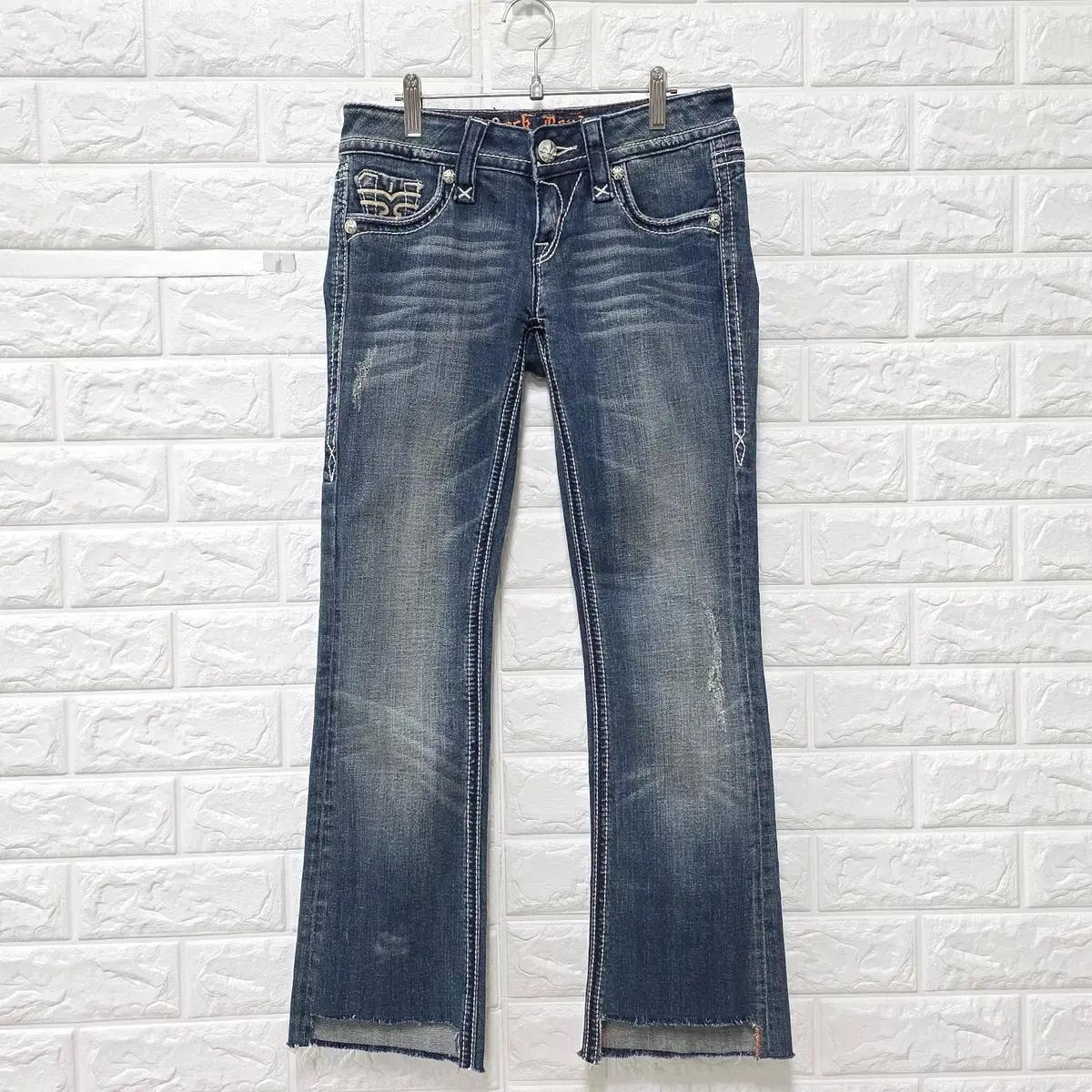28인치 락리바이벌 데님 팬츠 청바지 D982 2