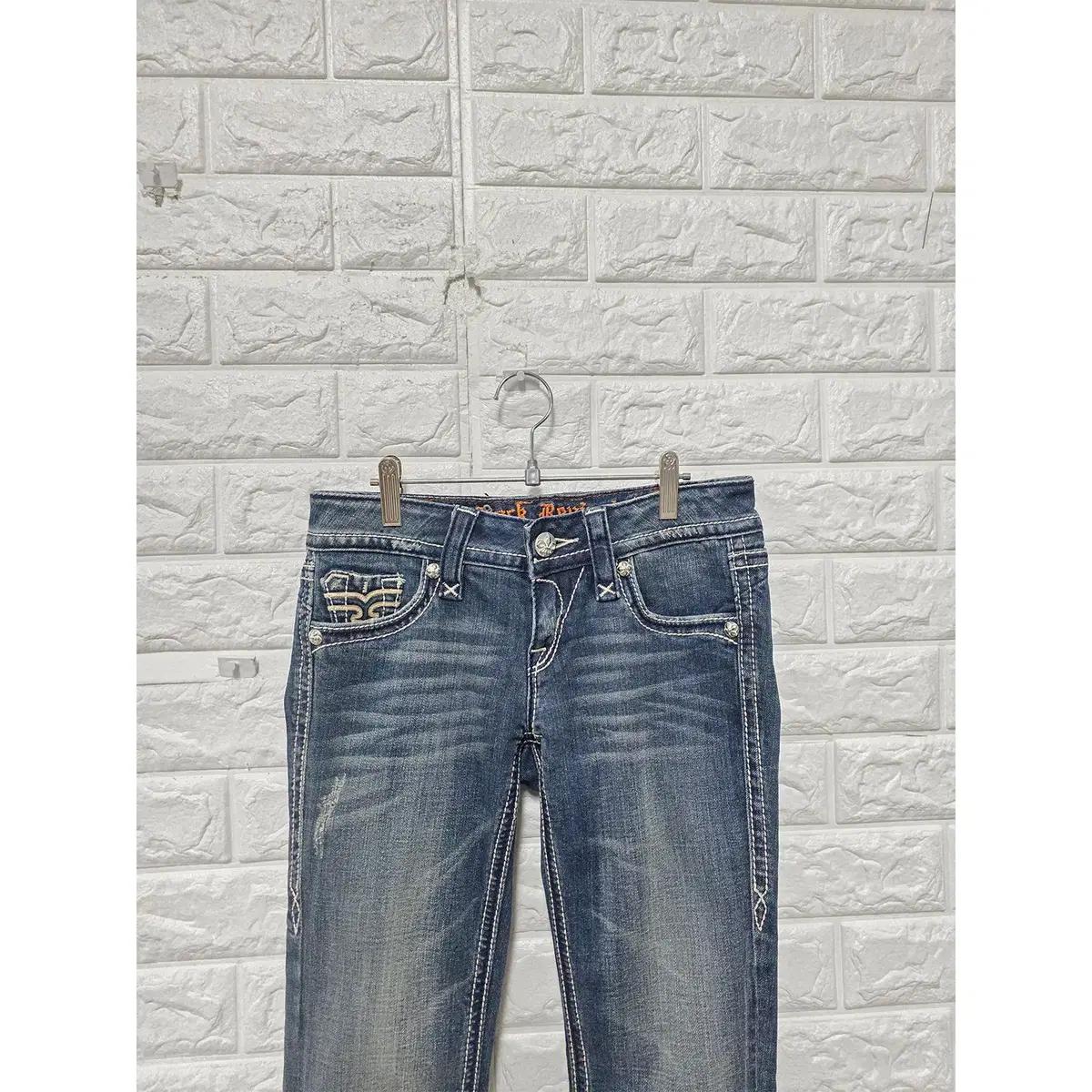 28인치 락리바이벌 데님 팬츠 청바지 D982 6