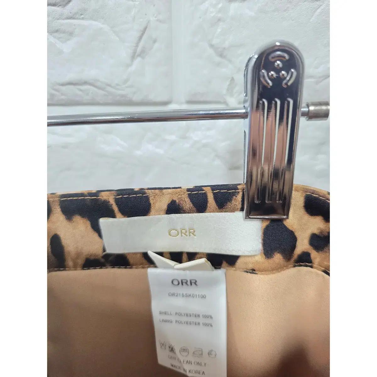 28인치 오르 ORR 호피무늬 롱 스커트 D983 3