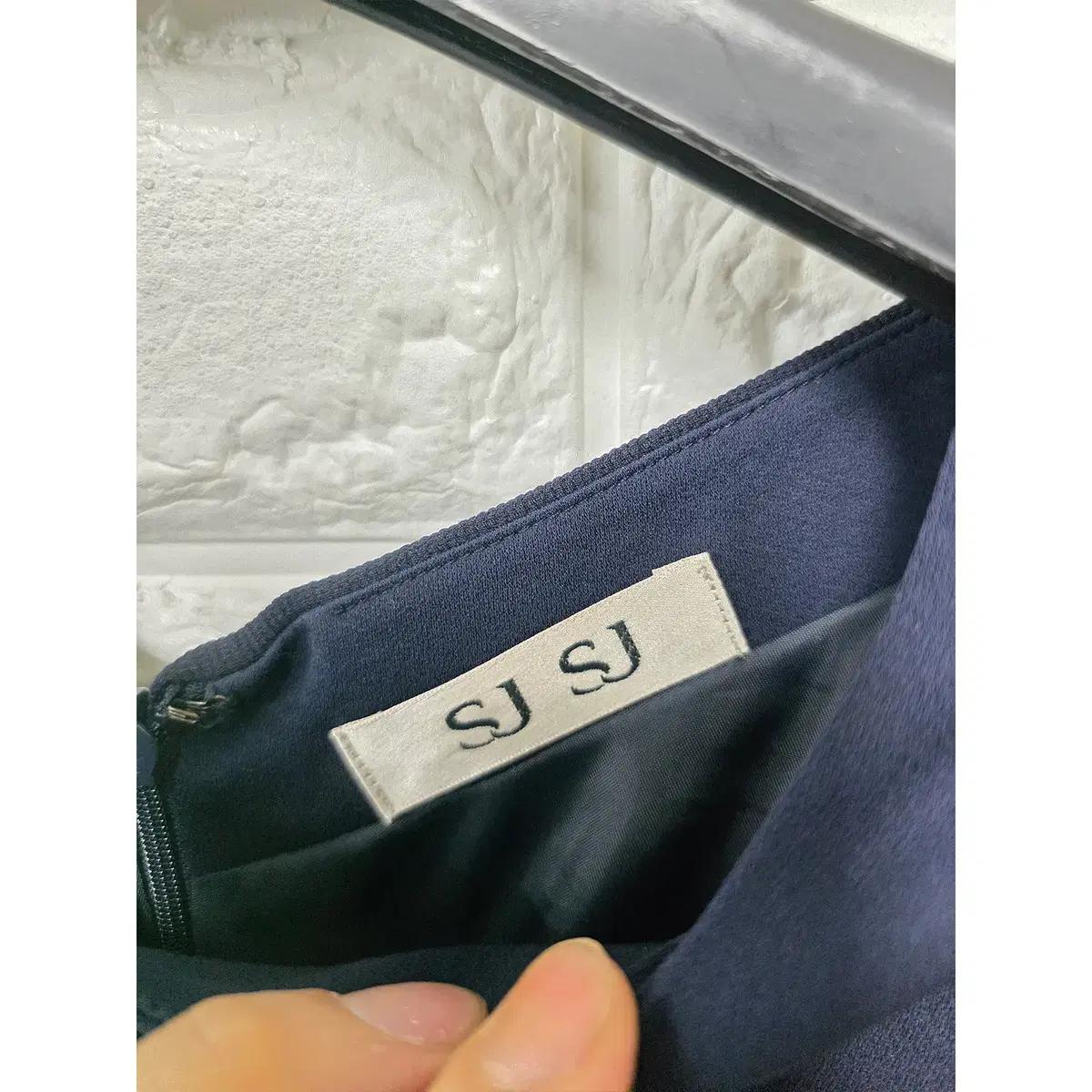 S 한섬 SJSJ 네이비 미니 원피스 D996 3