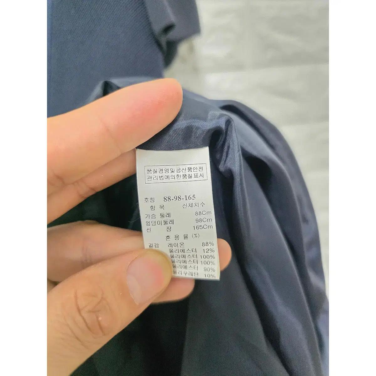 S 한섬 SJSJ 네이비 미니 원피스 D996 4