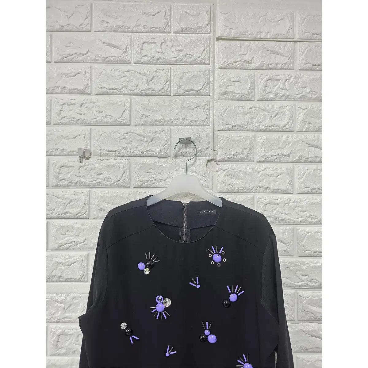 M 시슬리 블랙 원피스 C739 6