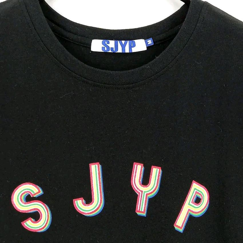 SJYP 여성 여름 프린팅 슬림핏 라운드반팔 블랙88-165 (45141 5