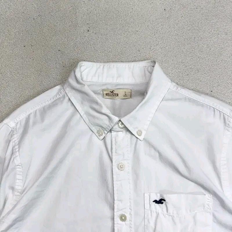 HOLLISTER 반팔 옥스포드 셔츠 L 4