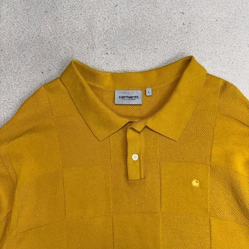 CARHARTT WIP S/S 팩스턴 니트 폴로 셔츠 L 4